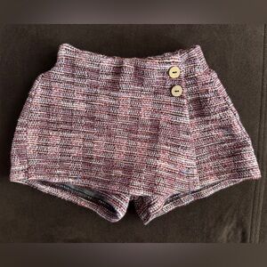 Zara Baby Tweed Skort Wrap Short
